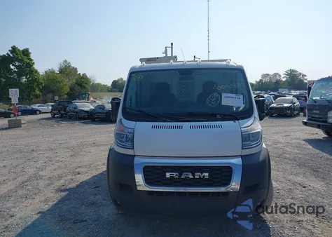 2021 Ram Promaster 1500 Low Roof 136 Wb z USA, uszkodzony, nr VIN 3C6LRVAG4ME553606